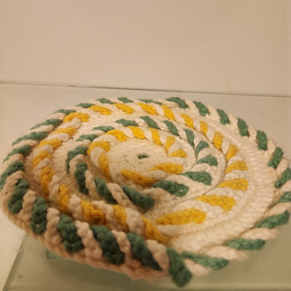 Hand Made Multicolored Doily - Picture 2 of 3